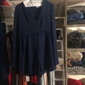 Blue romper from lulus